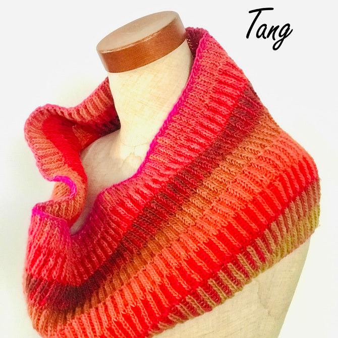 Freia Fine Handpaints Sidestep Cowl Knitting Pattern