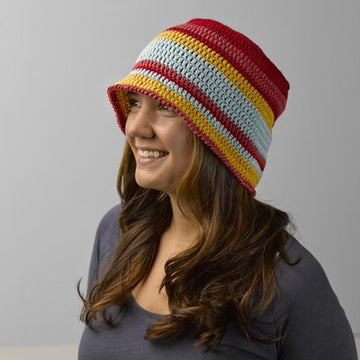 Valley Yarns 682 Red Bud Hat