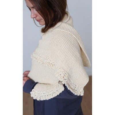 Ella Rae 11-04 Garter Stitch and Lace Wrap Knitting Pattern