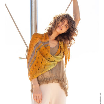 Lana Grossa 11 Shawl Wrap Knitting Pattern