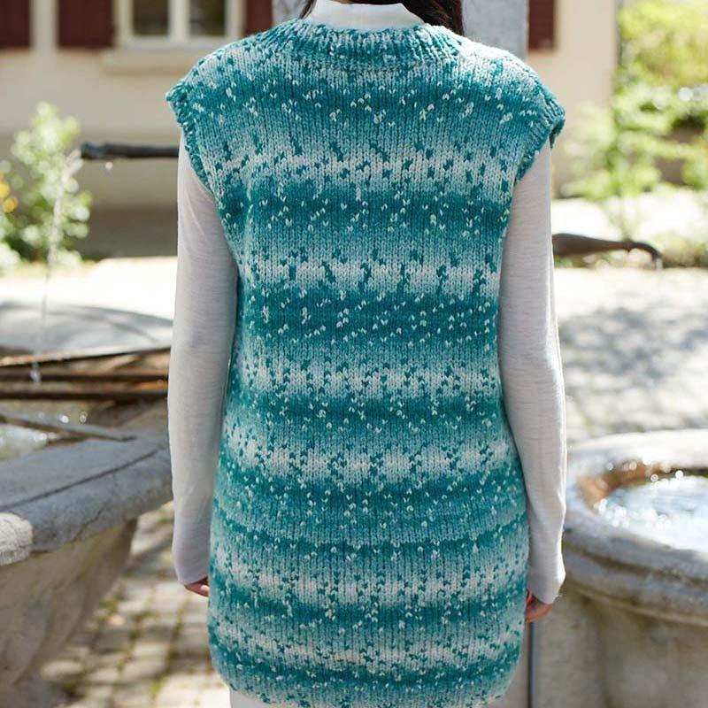 Lang PTO47-01 Vest Waistcoat Knitting Pattern