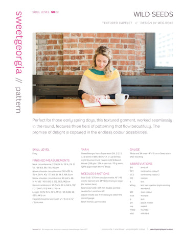 SweetGeorgia Wild Seeds PDF