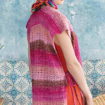 Side Tie Ruana in Noro Geshi - 16764 - PDF
