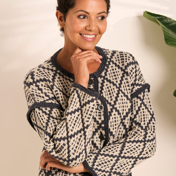 Swan Cardigan Knitting Pattern