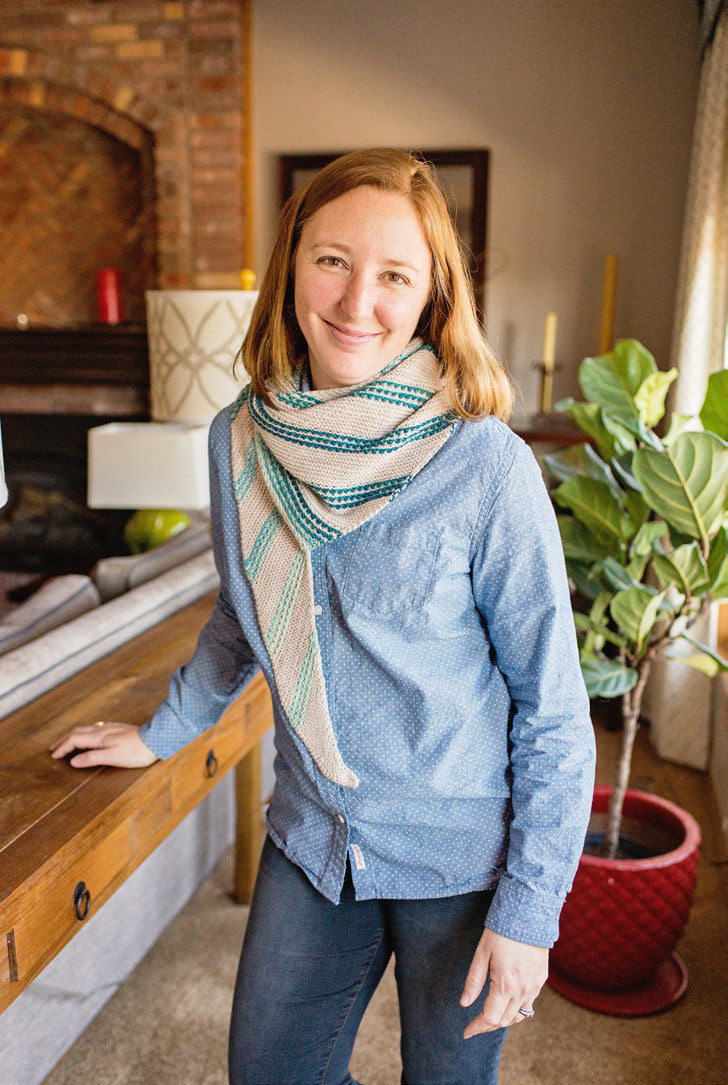 SweetGeorgia Lagom Wrap Knitting Pattern