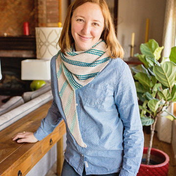 SweetGeorgia Lagom Wrap Knitting Pattern