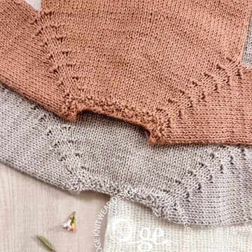Dimples Top Down Cardigan - P291