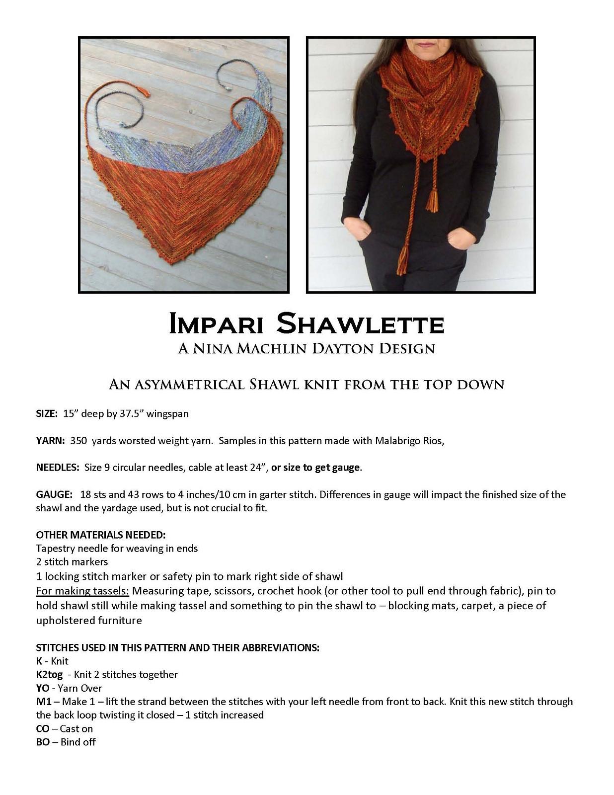 Impari Shawlette