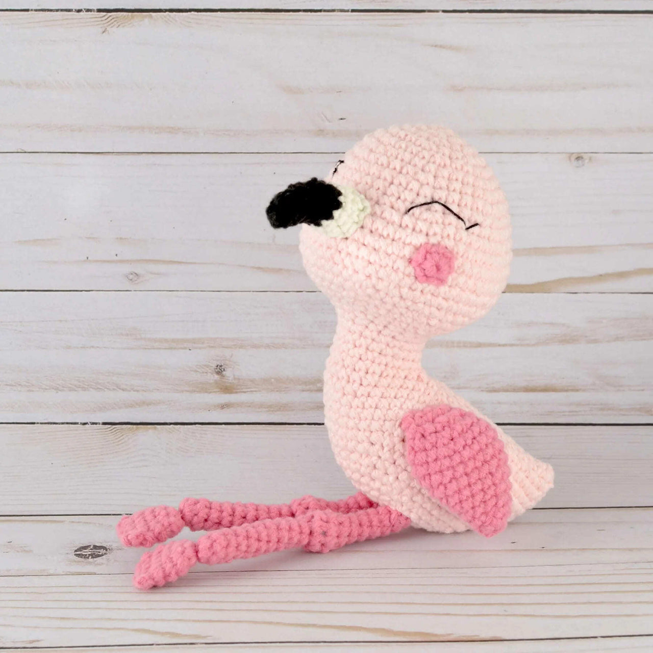 Amigurumi Flamingo in Lion Brand Feels Like Butta - M23047 FB PDF
