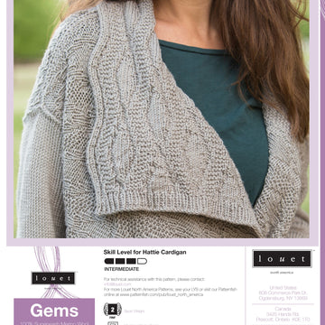 Louet Hattie Cardigan PDF