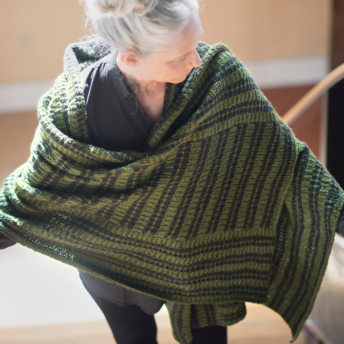 Berroco Chrysocolla Shawl Wrap Knitting Pattern