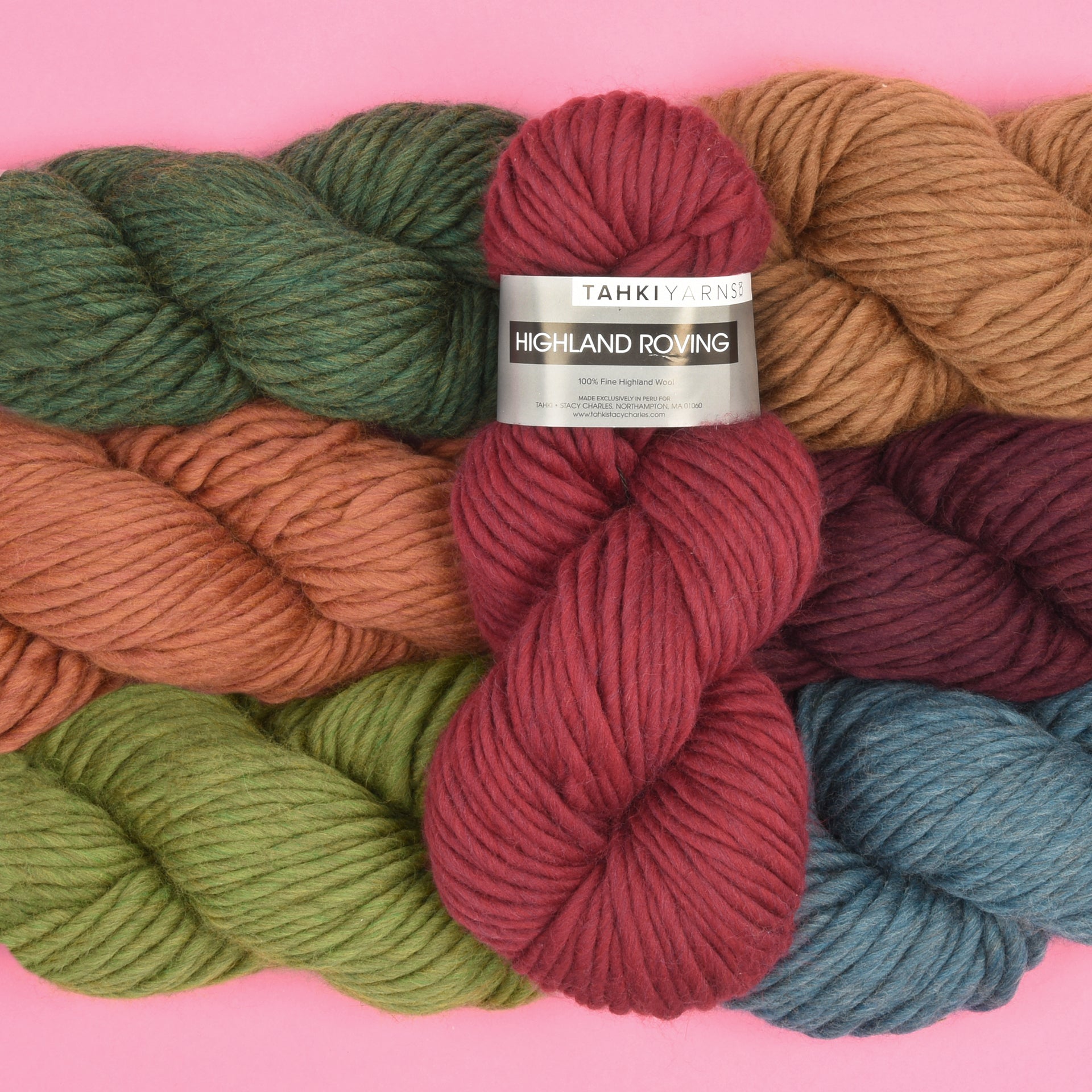 Tahki Yarns Highland Roving Yarn - Wool Super Chunky