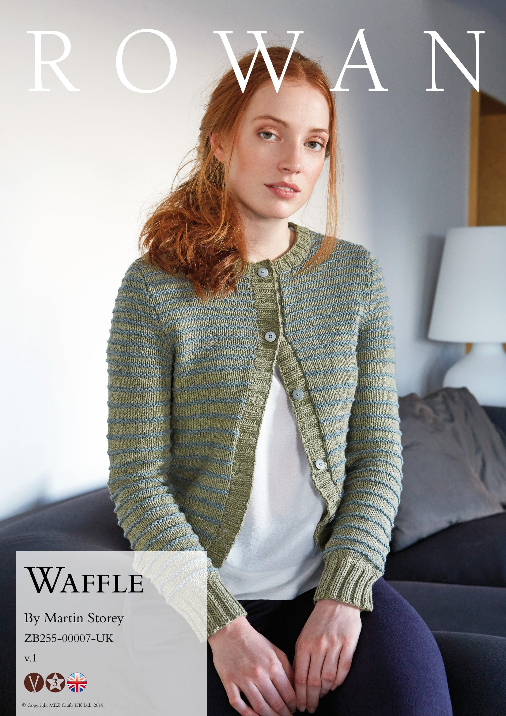 Rowan Waffle Cardigan Knitting Pattern