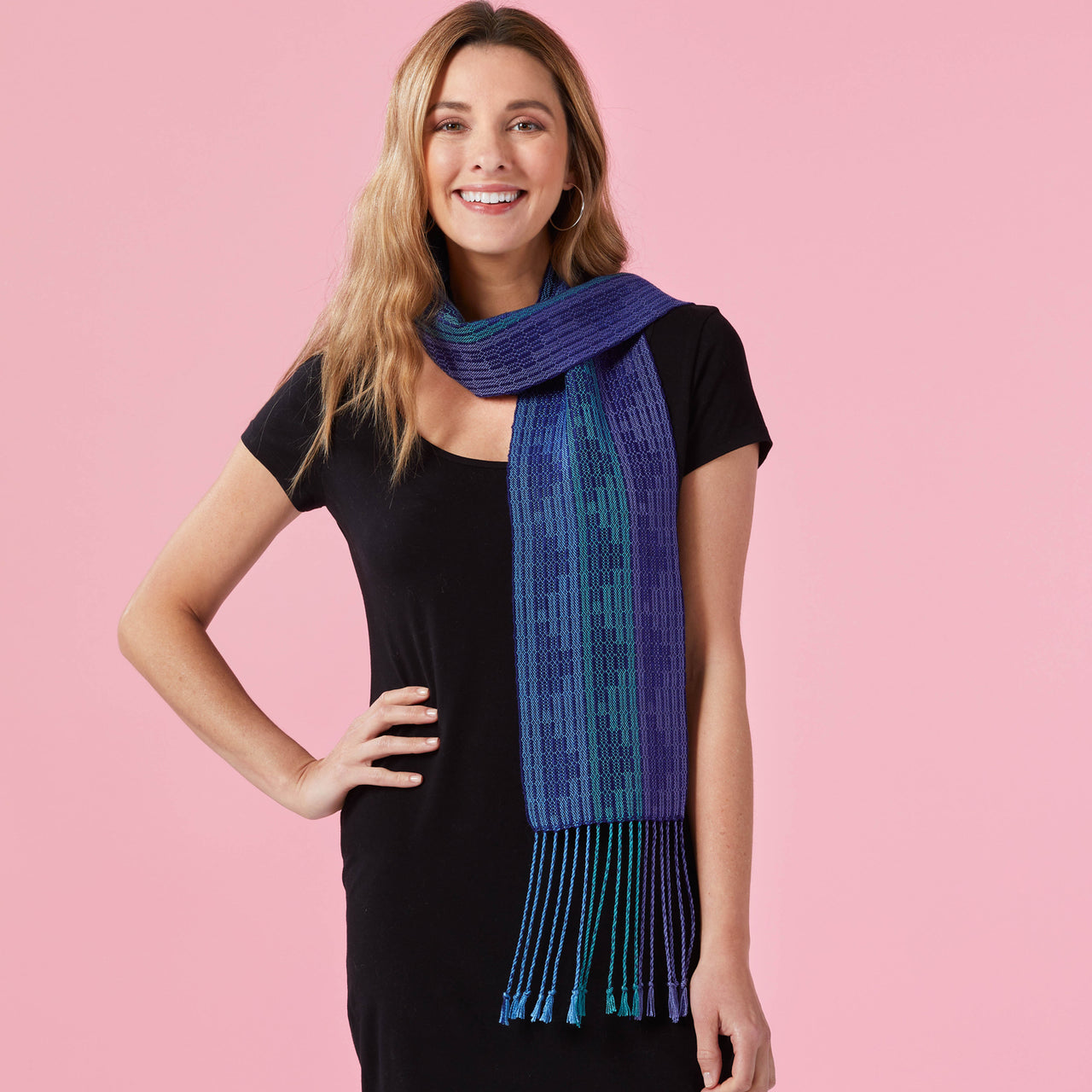 Valley Yarns #235 Perilous Pyramids Scarf