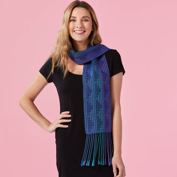 Valley Yarns #235 Perilous Pyramids Scarf