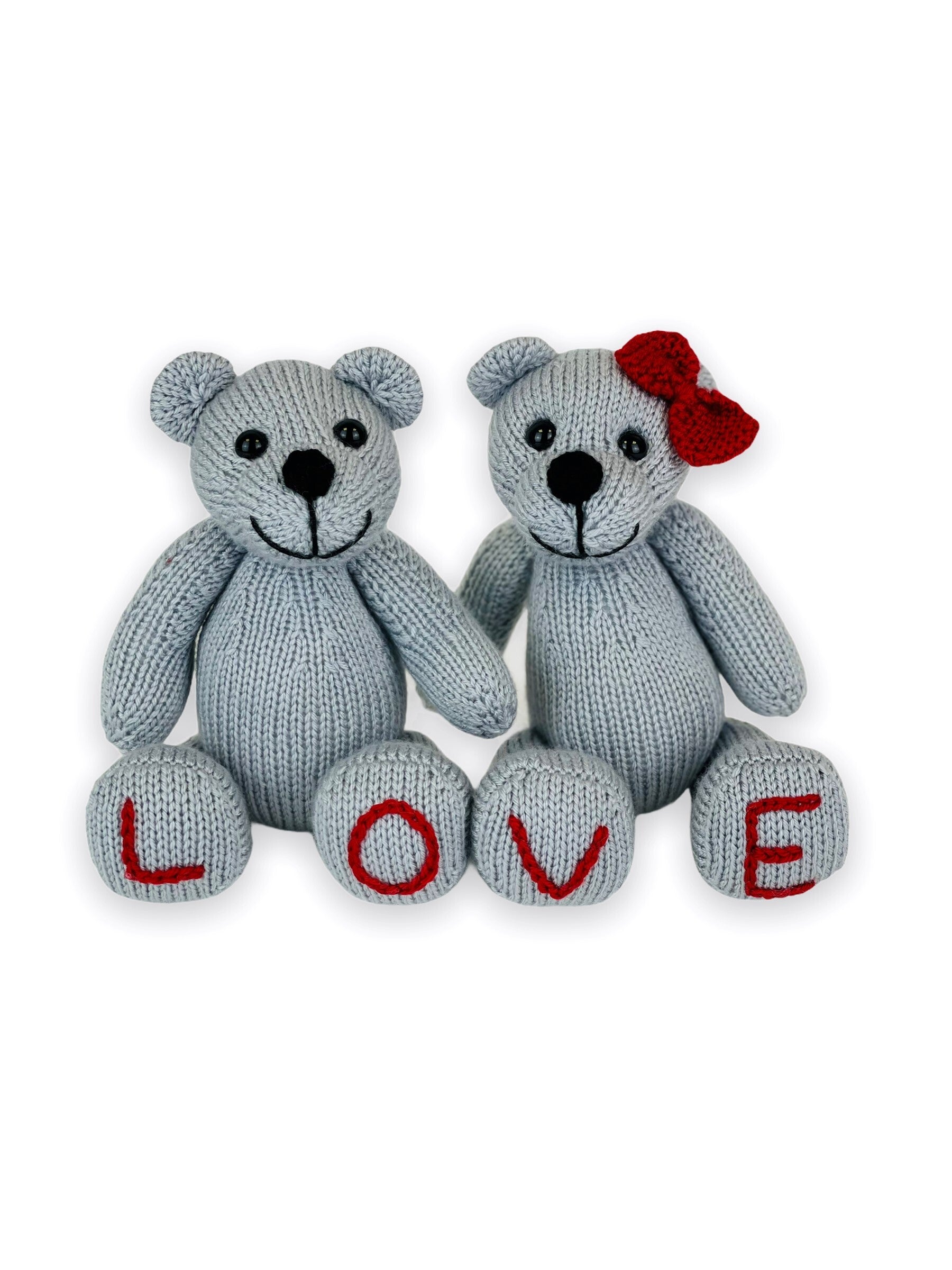 Deramores I Love You Teddies Toy Knitting Pattern