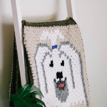 C2C Havanese / Maltese Dog Blanket Square
