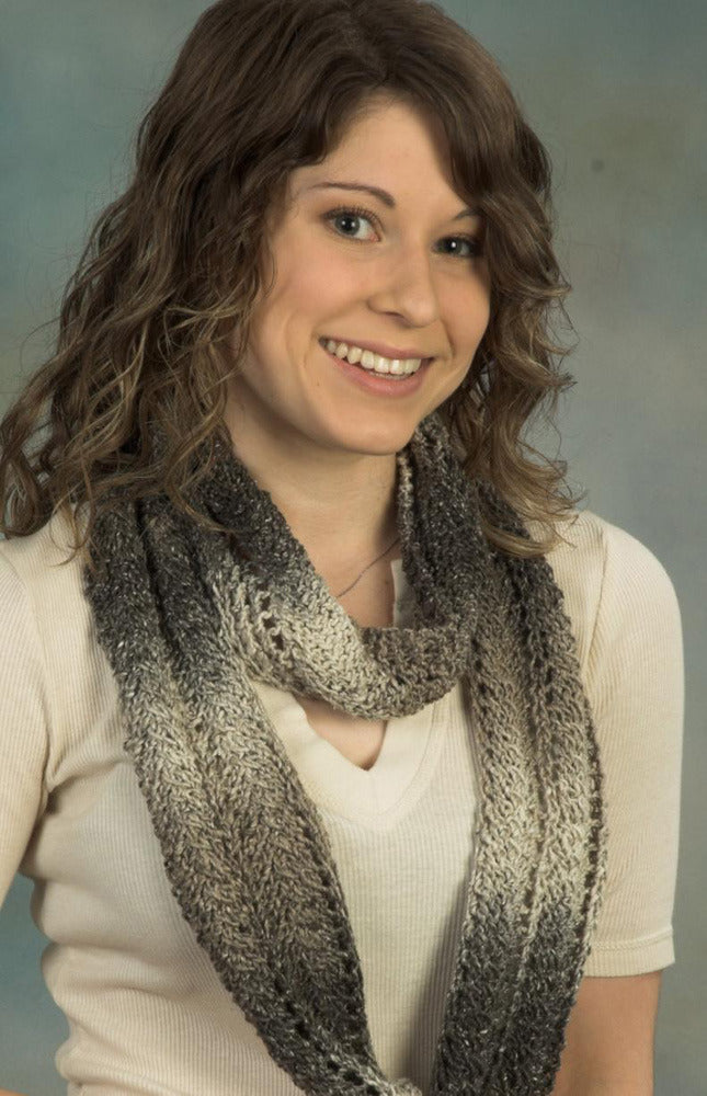 Scarf K Knitting Pattern