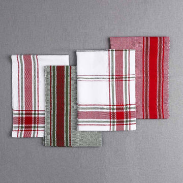 Valley Yarns #305 Deck the Halls Towels PDF