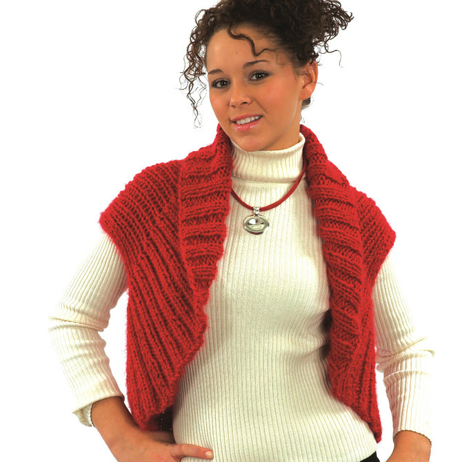 Plymouth Yarn N Vest Waistcoat Knitting Pattern