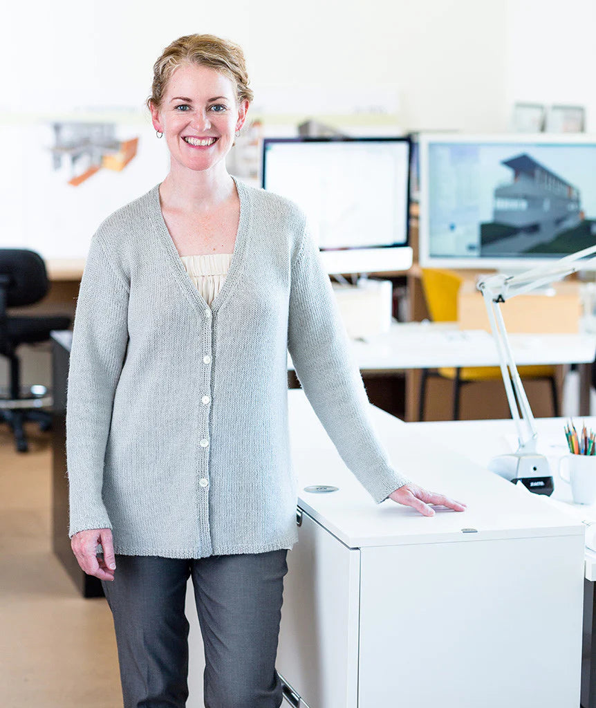Churchmouse Studio Go-To Cardigan Knitting Pattern
