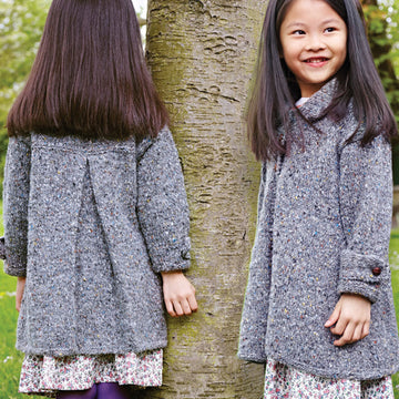 Debbie Bliss Donegal Tweed Coat Knitting Pattern
