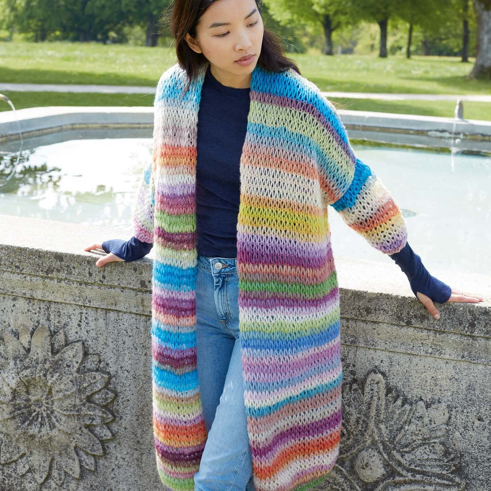 Lang PTO45-07 Cardigan Knitting Pattern