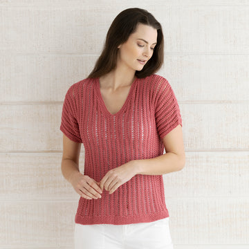 String Delilah Tee Jumper Knitting Pattern