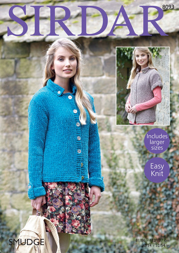 Sirdar 8093 Cardigans Knitting Pattern