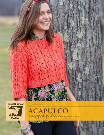 Acapulco Cropped Pullover in Juniper Moon Farm Cumulus - J31-05 - PDF