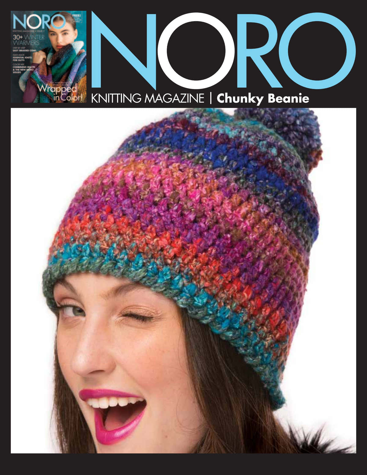Noro Chunky Beanie Hat Crochet Pattern