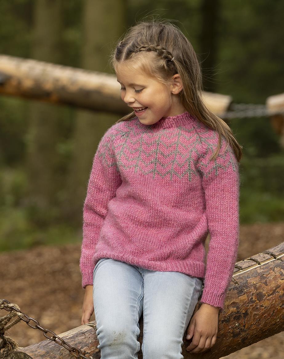 Gunilla Sweater in Viking Garn Viking Wool