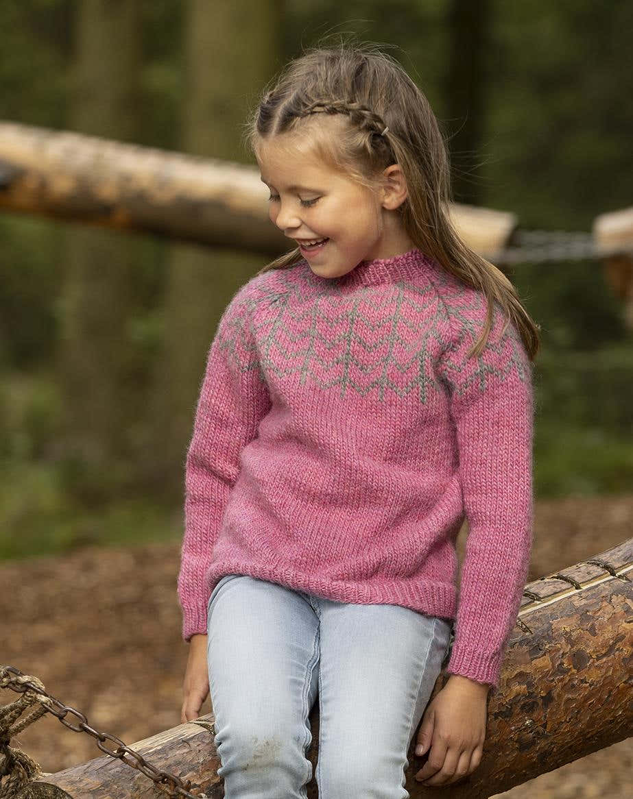Gunilla Sweater in Viking Garn Viking Wool
