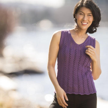 Cascade Yarns DK610 Summertime Lace Tank (Free)
