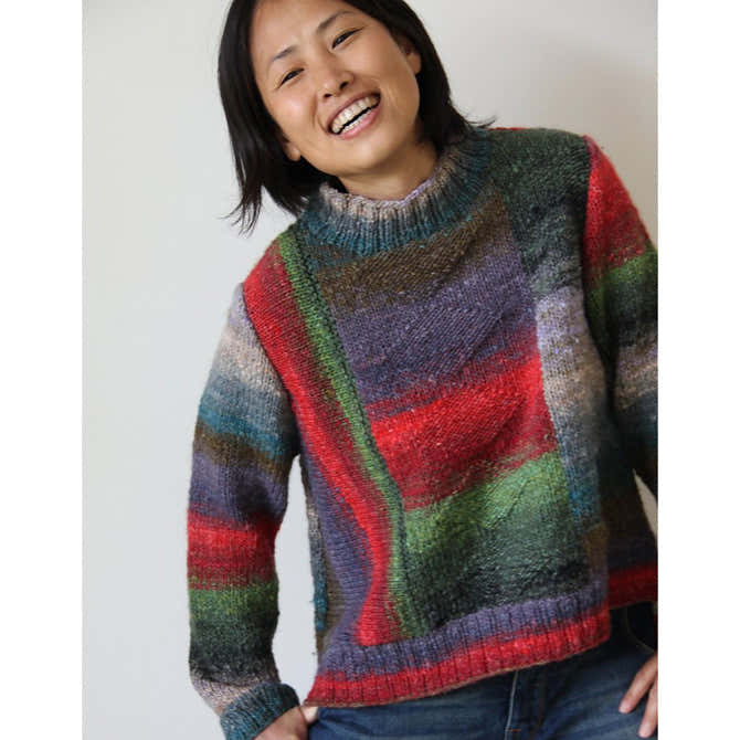 Noro High-Low Pullover Jumper Knitting Pattern