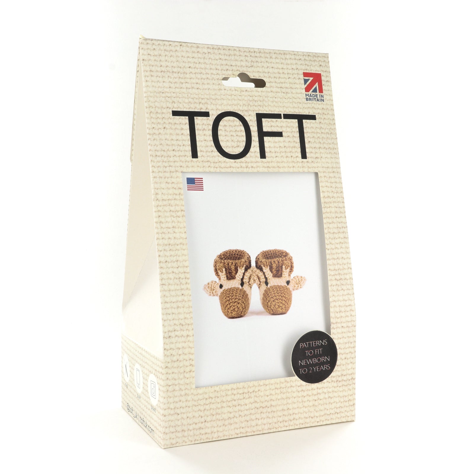 TOFT Animal Baby Booties Crochet Kit