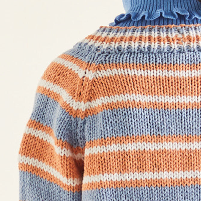 Sirdar Striped Cardigan Knitting Pattern