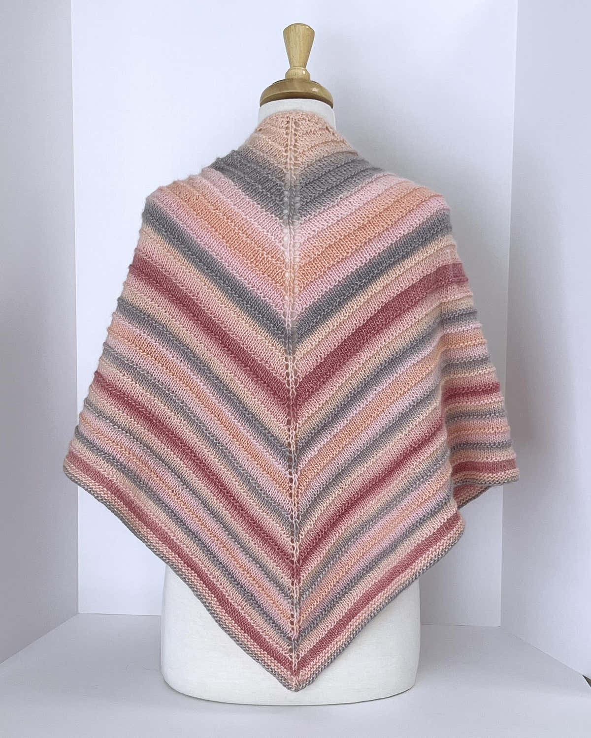 Easy Knit Triangle Shawl