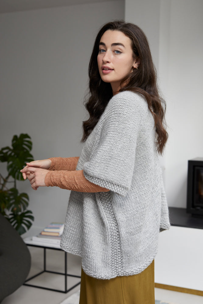 Debbie Bliss Clara Poncho Knitting Pattern