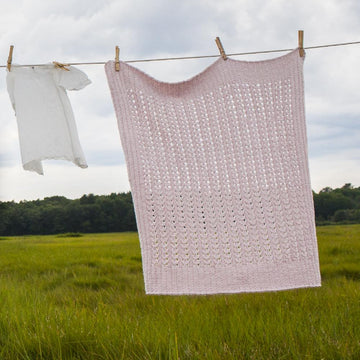 Lace Rib Blanket