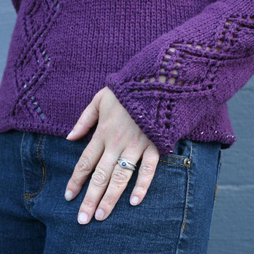 Eyelet Twist Pullover