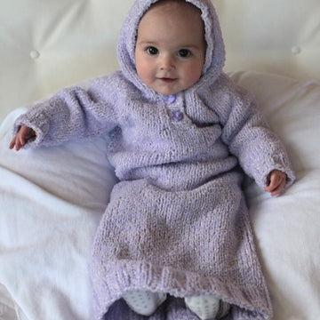 Baby Bunting Dress Knitting Pattern