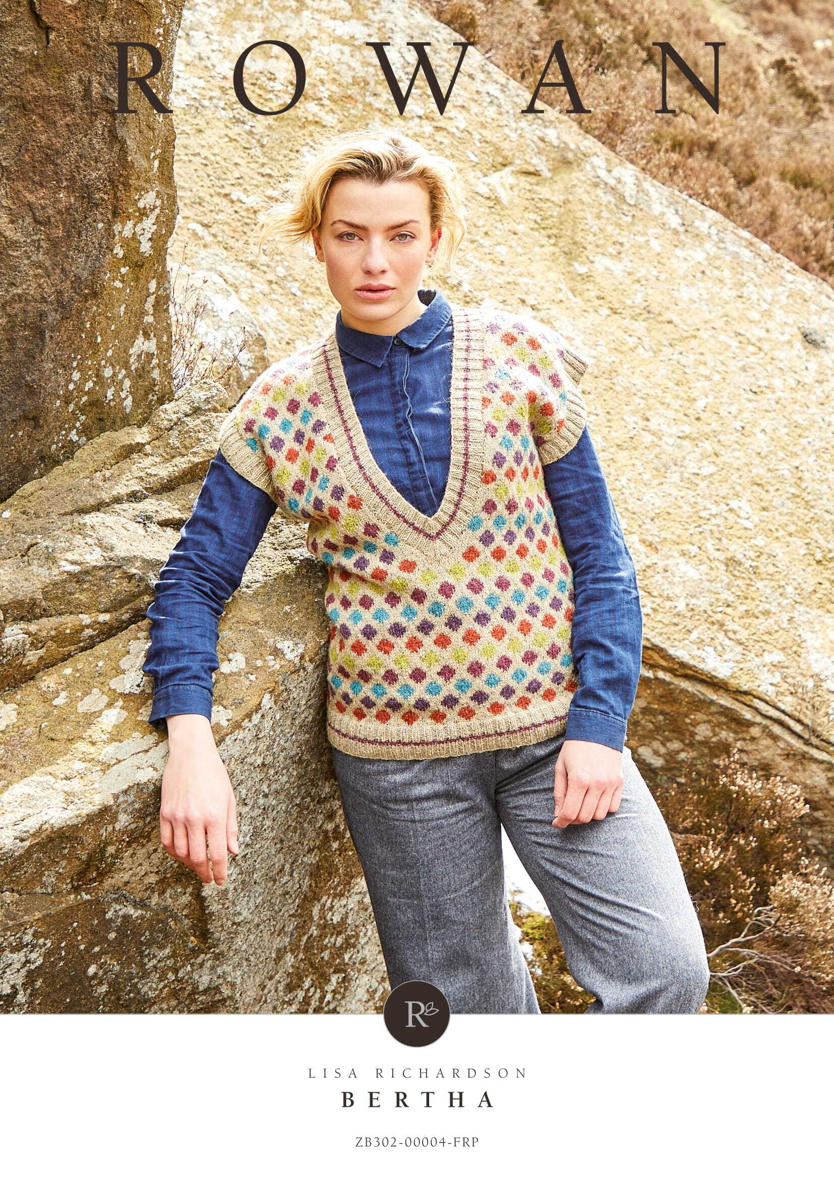 Rowan Bertha Waistcoat Knitting Pattern