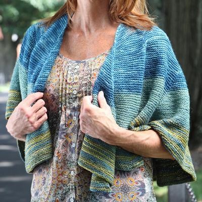 Valley Yarns Foxfire Shawl Knitting Pattern