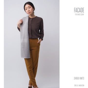 Shibui Knits Facade Scarf Knitting Pattern