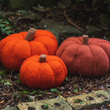 Deramores Pumpkin Decoration Knitting Pattern