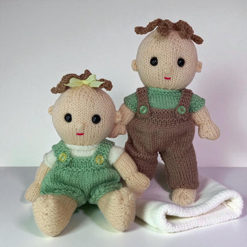 Dungarees set Betsy and Ben dolls