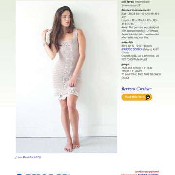 Berroco Vera Dress Crochet Pattern