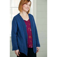 Valley Yarns 40th Anniversary Windchill Cardigan Knitting Pattern