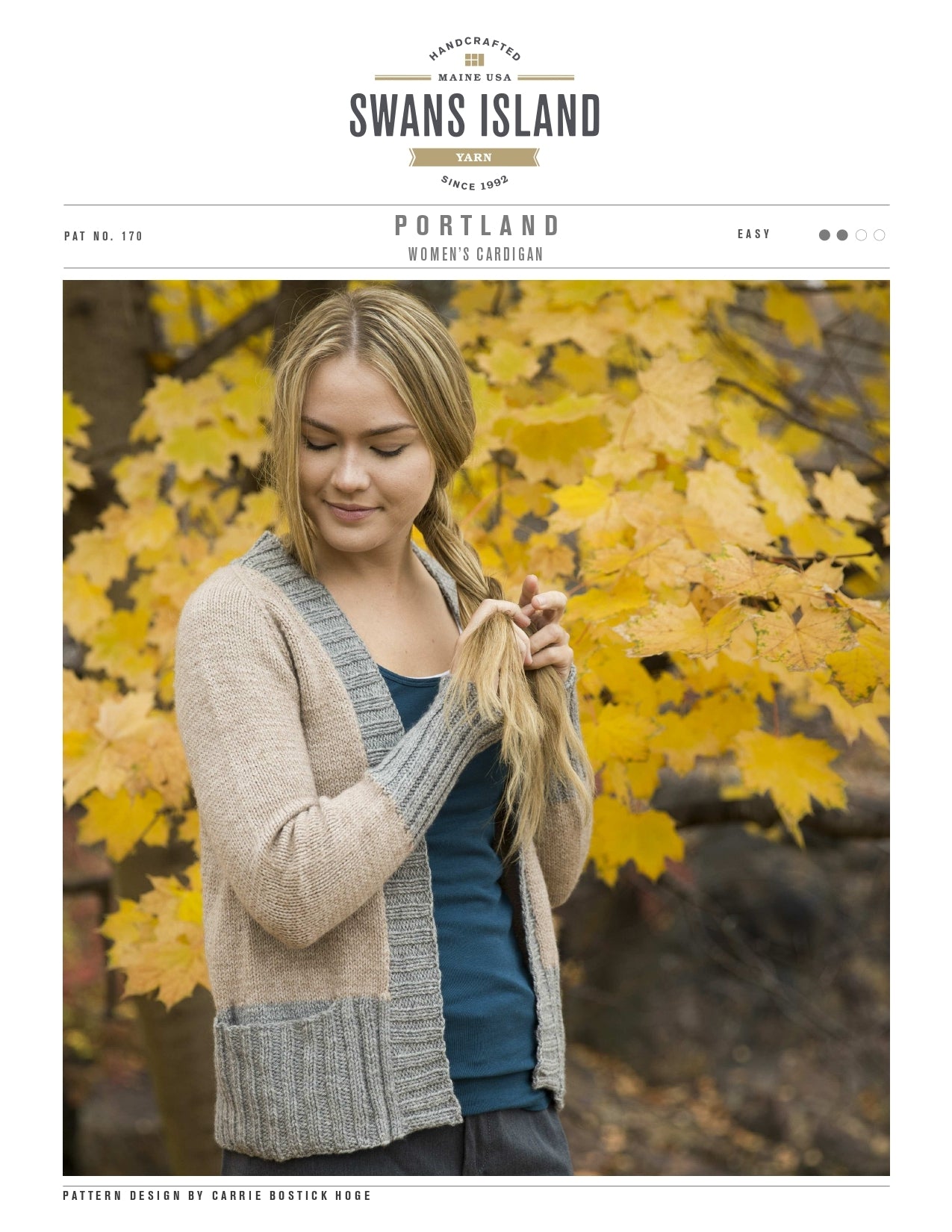 Swans Island Portland Cardigan PDF